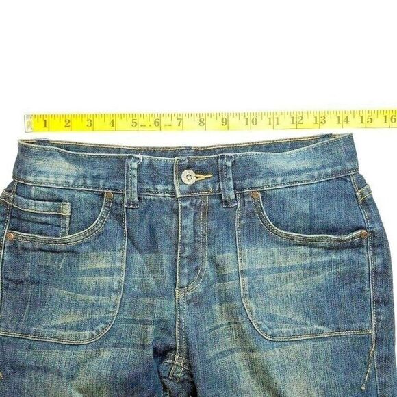 Vera Wang Simply Vera Women's Straight Leg Jeans Size 2 Medium Wash Blue Denim - Picture 5 of 7